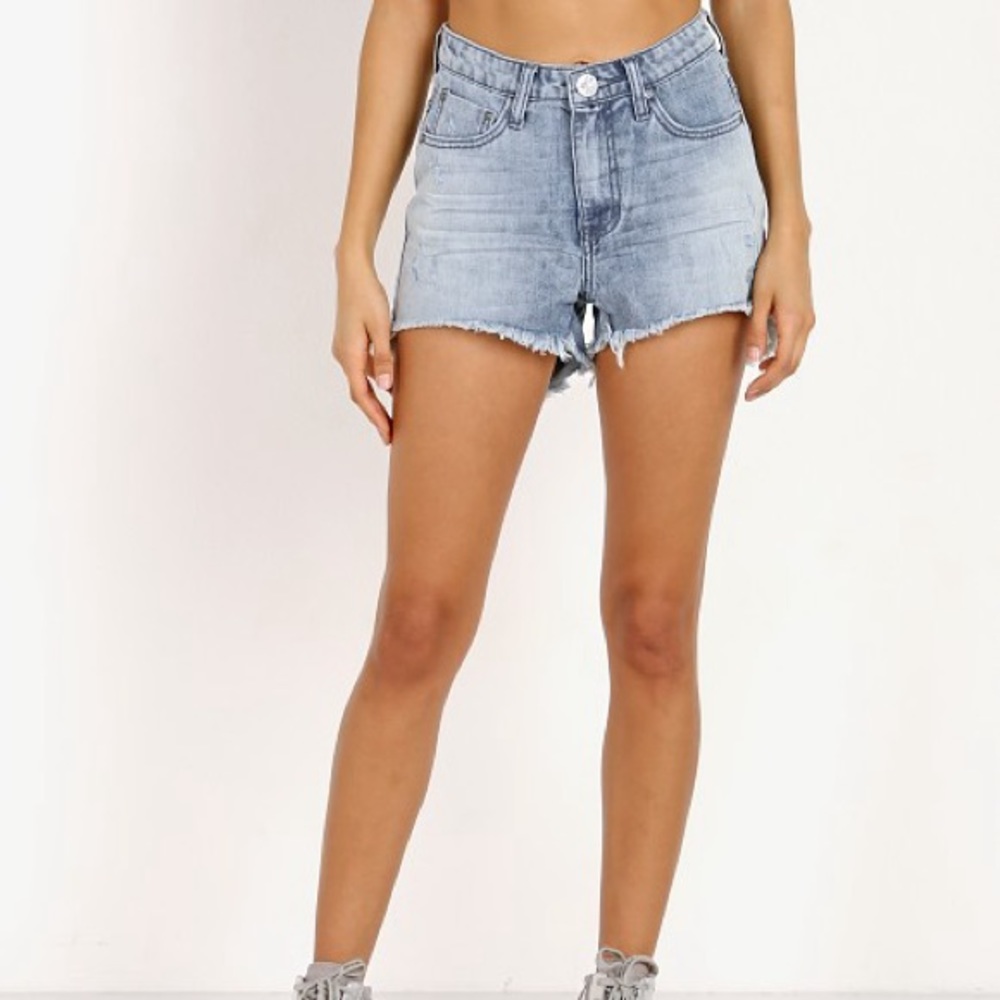 One Teaspoon high waist bonita shorts size 25